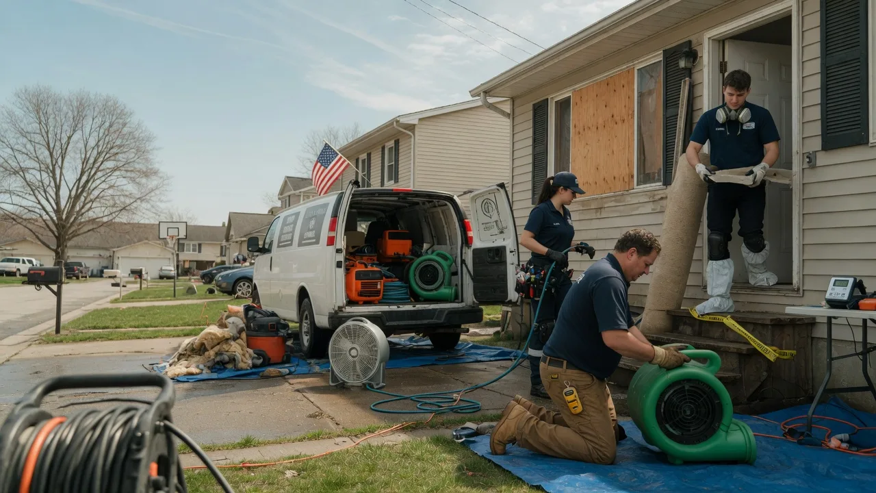 Water Damage Restoration in Franklin Furnace, OH near me